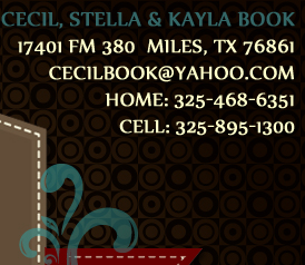 Cecil, Stella & Kayla Book
